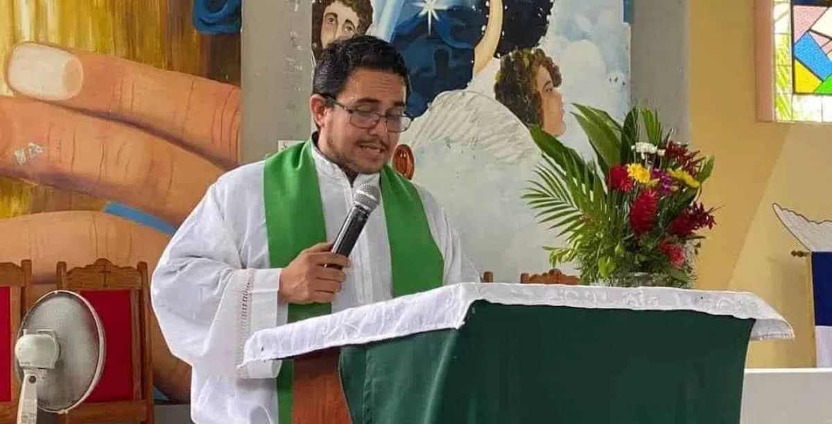 padre Oscar Danilo Benavidez, Nicaragua, foto DR padre Oscar Danilo Benavidez, Nicaragua, foto DR