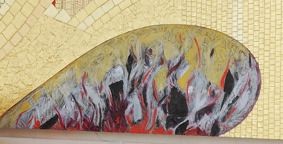 Marko Rupnik, Visão do Inferno, Mosaico, Fátima Marko Rupnik, Visão do Inferno, Mosaico, Fátima