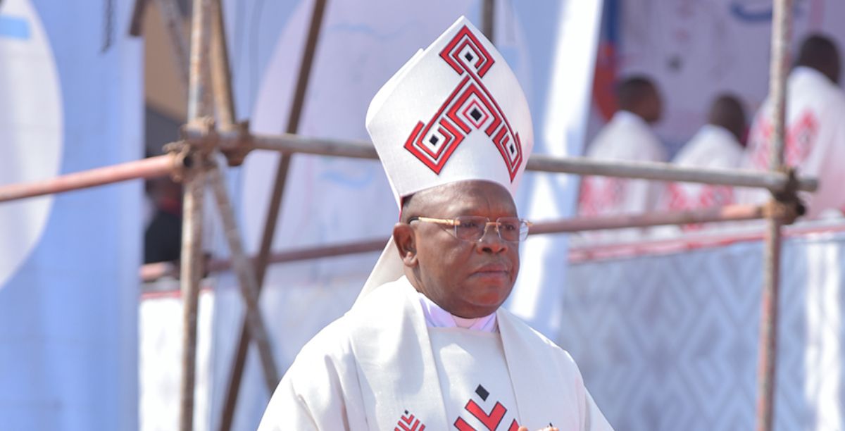 cardeal Fridolin Ambongo Besungu, presidente conf episcopal rd congo, foto twitter #papeenrdc cardeal Fridolin Ambongo Besungu, presidente conf episcopal rd congo, foto twitter #papeenrdc