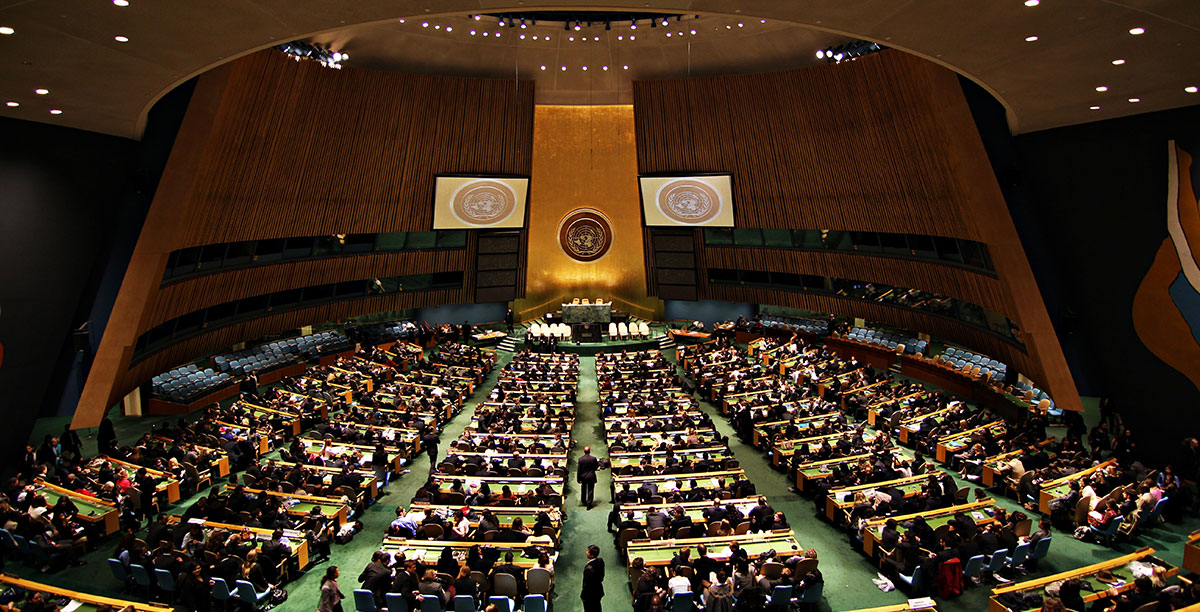 Assembleia Geral da ONU. Foto © Basil D Soufi