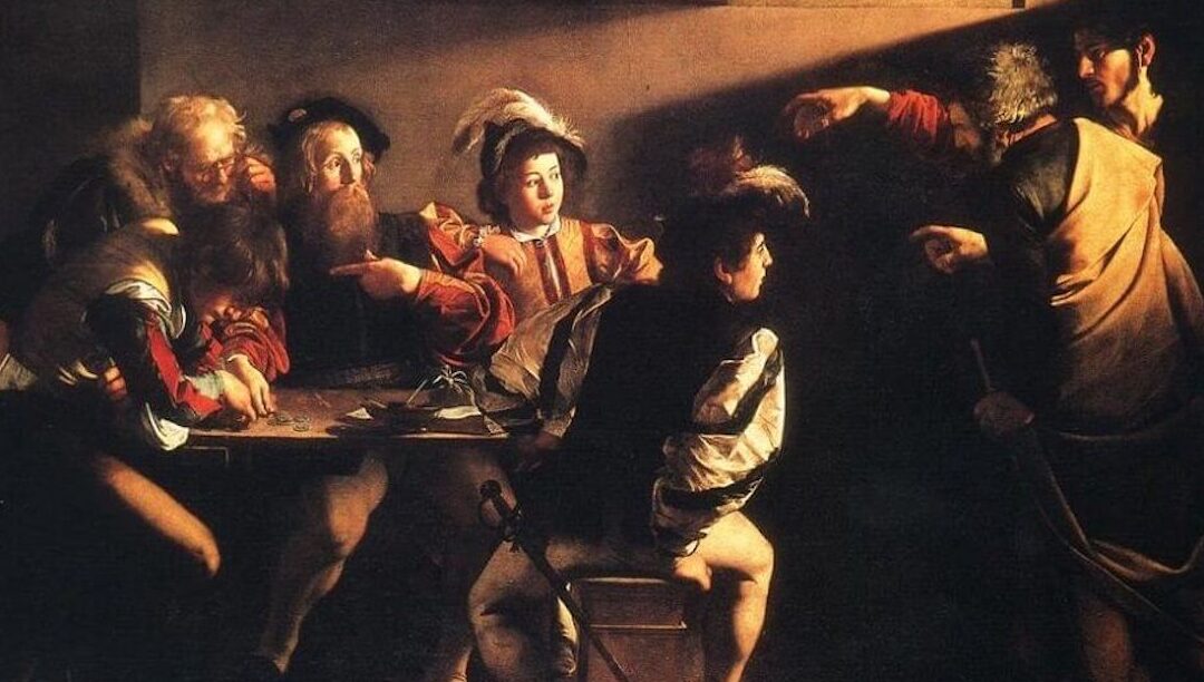 10 anos de pontificado, 10 gostos do Papa: Vocação de S. Mateus, de Caravaggio