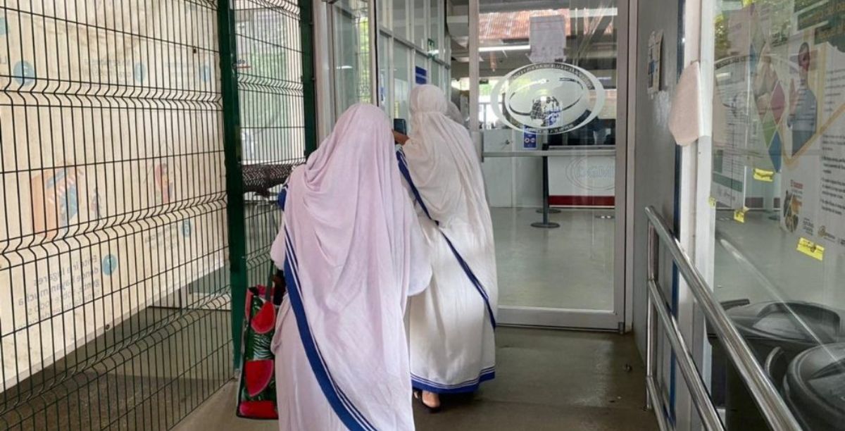 Irmãs Missionárias da Caridade chegam à Costa Roca após terem diso expulsas pelo governo da Nicarágua, 6 de julho de 2022. Foto Direitos reservados, via Vatican Media.