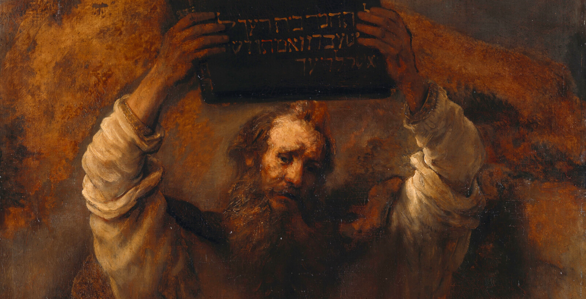 Rembrandt, Moisés, Dez Mandamentos