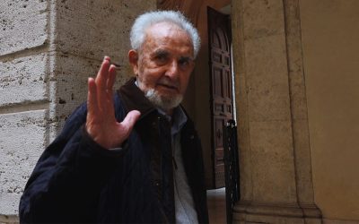 O último refugiado do Colégio Português de Roma despediu-se com o aceno de uma vida inteira