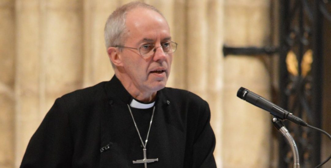 Justin Welby, arcebispo de Cantuária. Foto © Canterbury Cathedral.