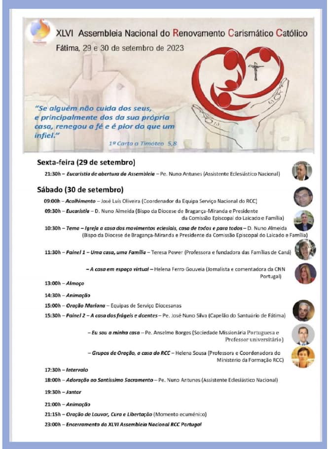 assembleia nacional RCC_programa