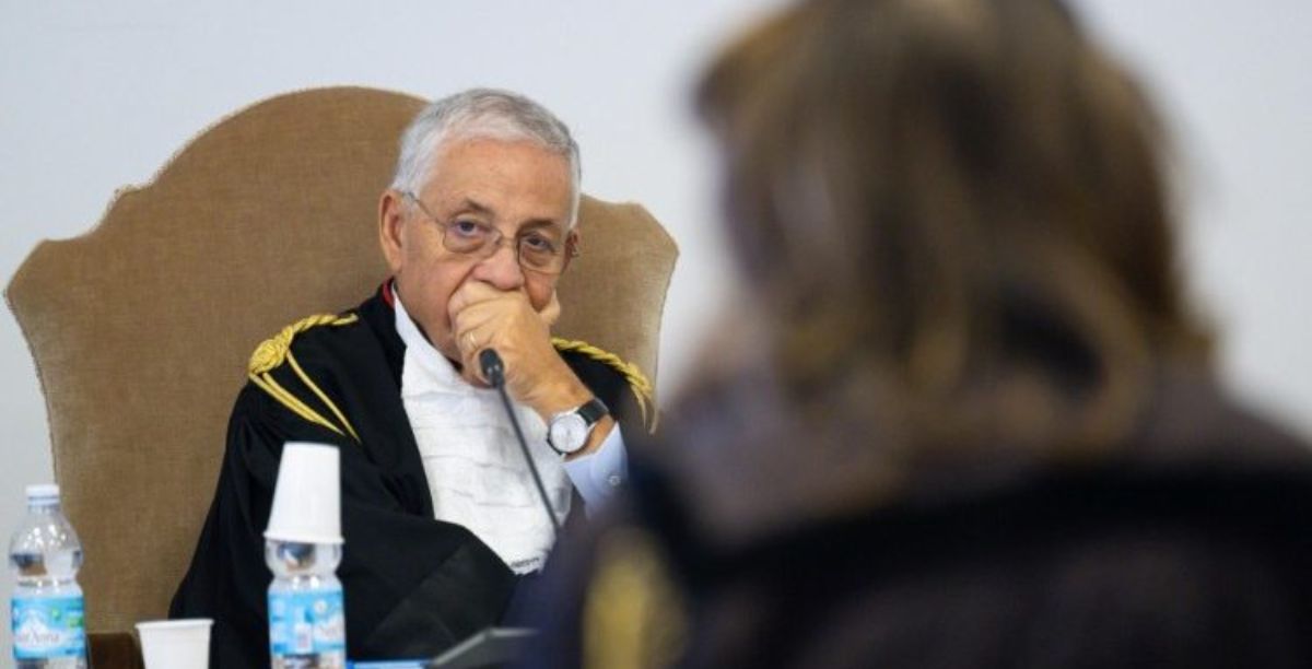 Uma audiência do tribunal do Vaticano em setembro de 2023. Foto Vatican Media