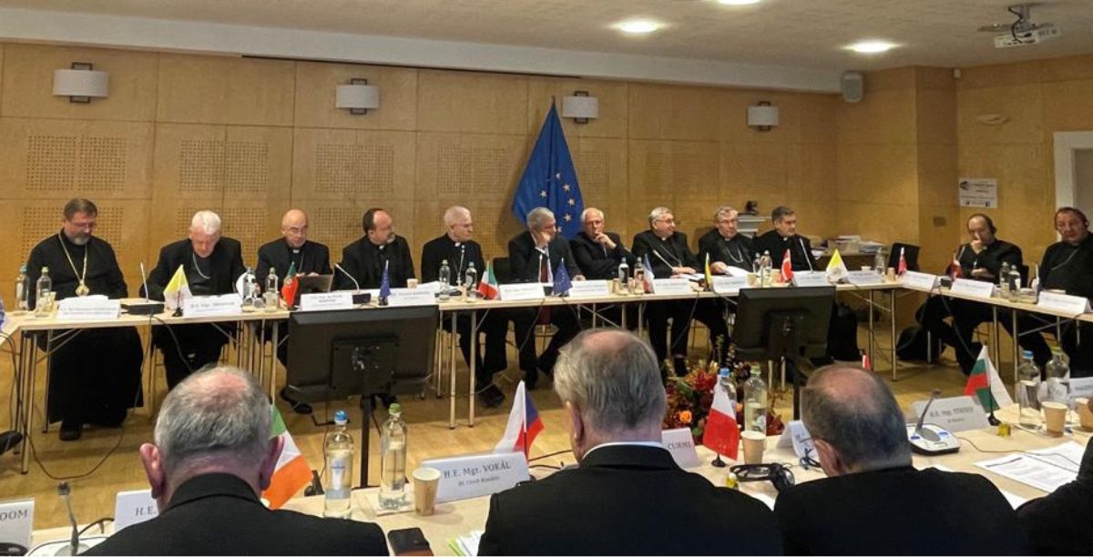 Bispos reunidos na Assembleia Plenária de Outono da COMECE. Foto Direitos reservados