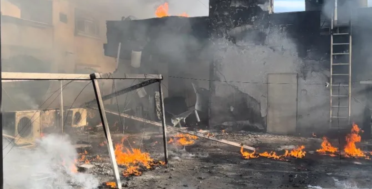 Convento das Missionárias da Caridade, em Gaza, destruído após um bombardeamento a 16 de dezembro de 2023. Foto Patriarcado Latino de Jerusalém