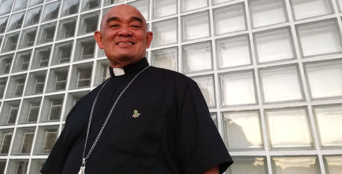 Peter Loy Chon, arcebispo de Suva, nas Ilhas Fiji. Foto António Marujo