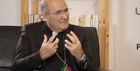 Deus é um problema também para os crentes Tolentino Mendonça. Foto Ricardo Perna, JMJ Lisboa 2023