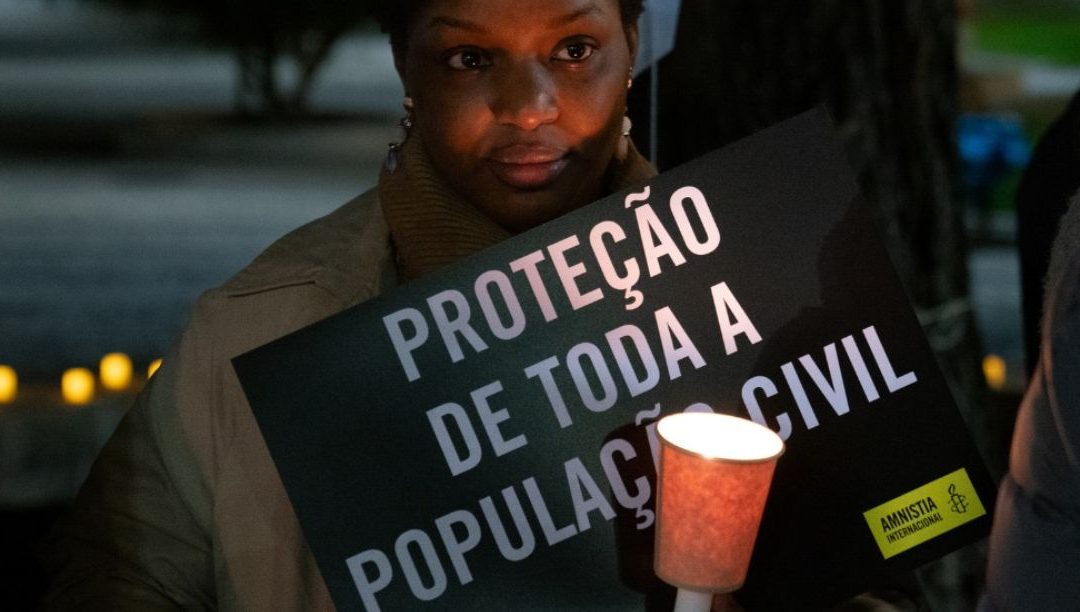 Amnistia entrega a Marcelo mais de 13 mil assinaturas pelo cessar-fogo em Gaza