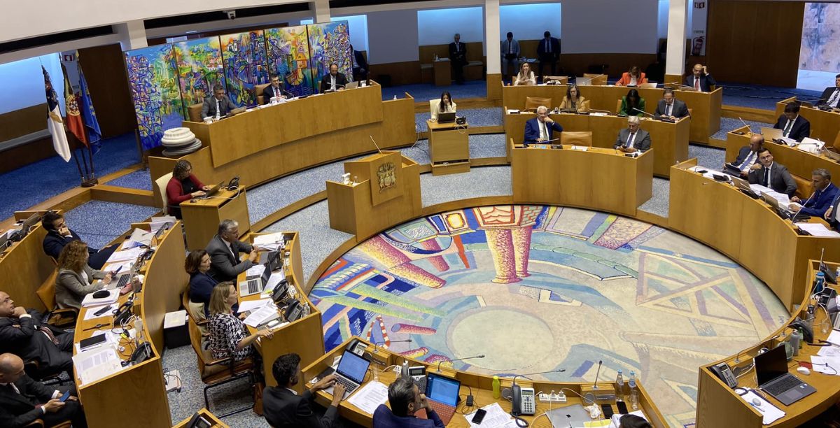 Assembleia Legislativa da Região Autónoma dos Açores. Foto reproduzida a partir da página de Facebook de José Andrade
