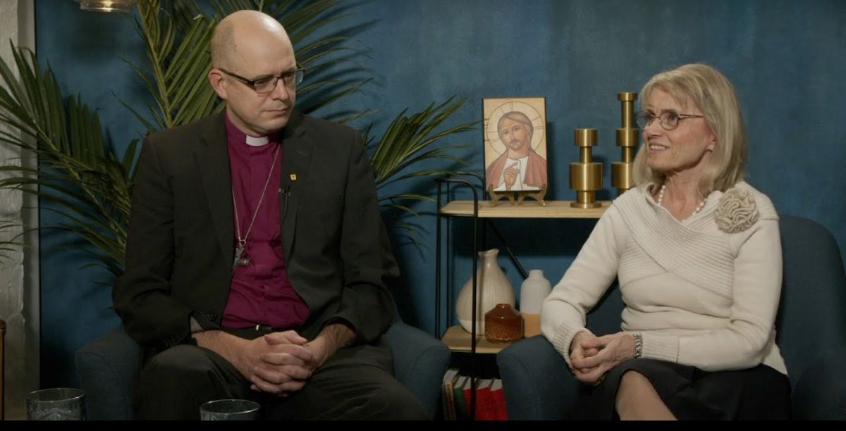 Bispo Juhana Pohjola e deputada Päivi Räsäne, acusados de discurso de ódio na Finlândia. Foto Lutheran Heritage Foundation