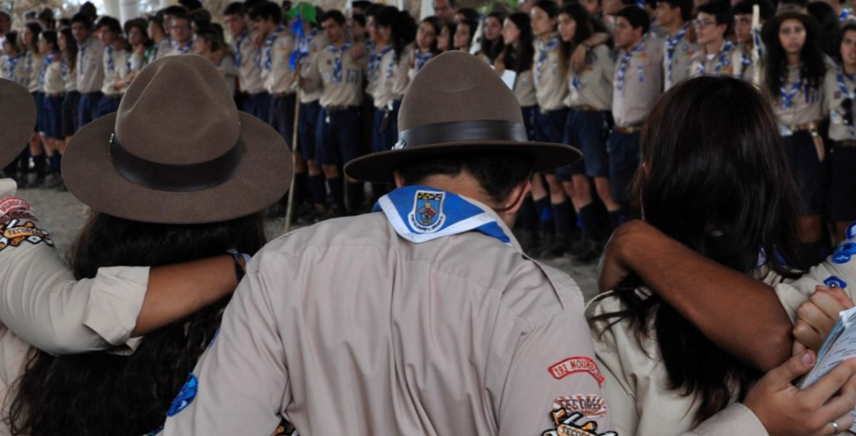 Escuteiros durante o Tecoree 2023. Foto CNE