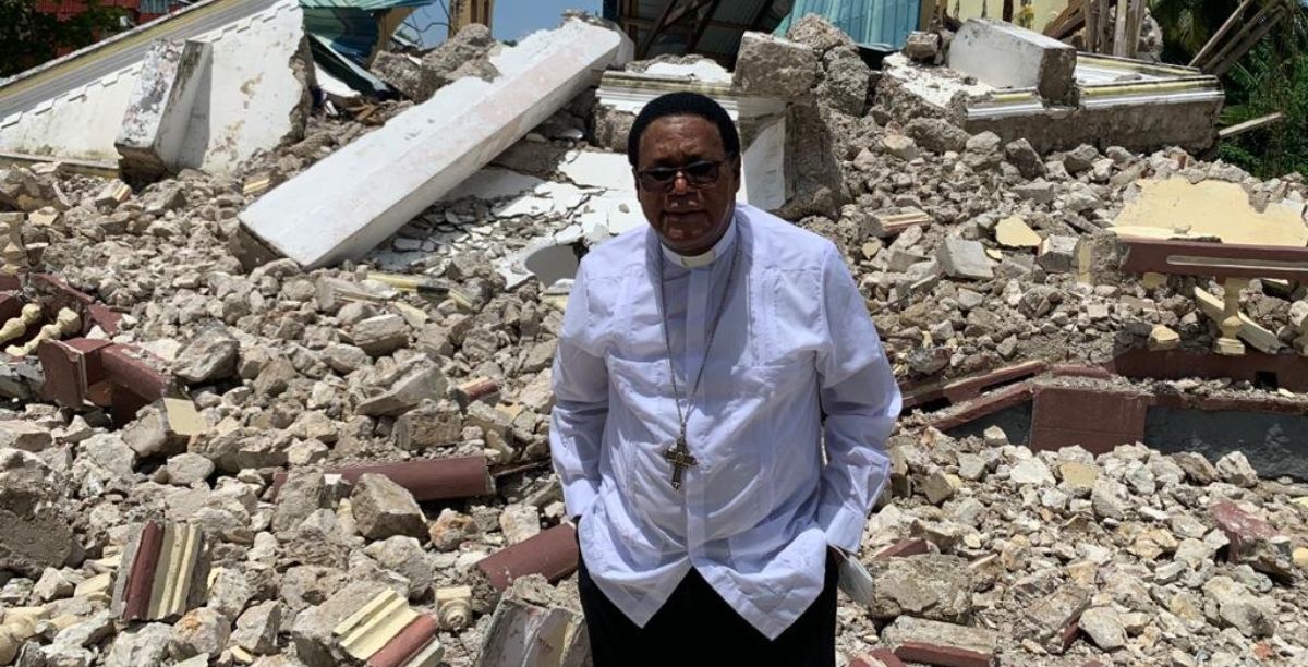 Bispo haitiano Pierre André Dumas. Foto ACN