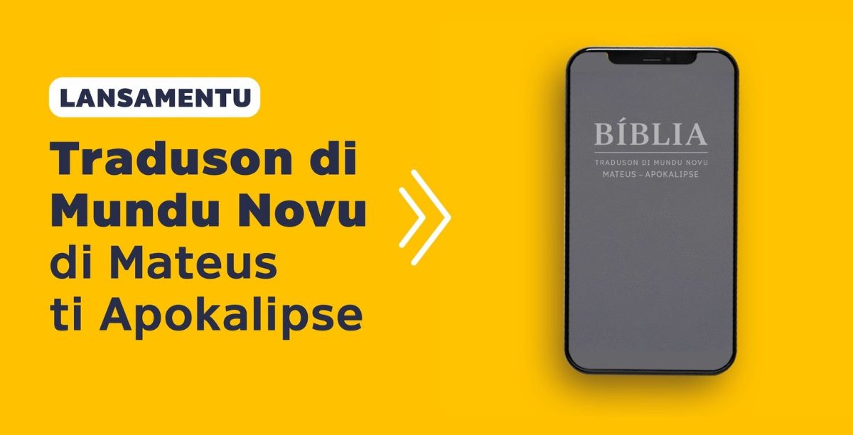Novo Testamento das Testemunhas de Jeová em cabo-verdiano. Foto Testemunhas de Jeová Portugal