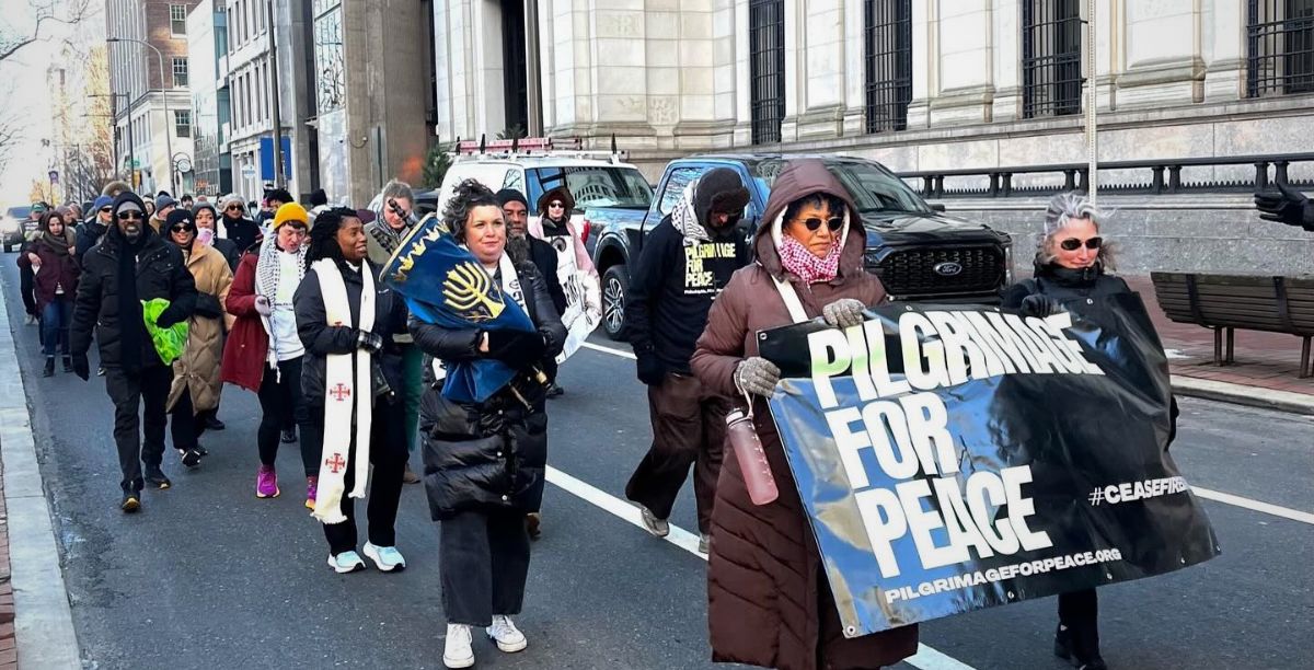 Peregrinação pela Paz, em Washington. Jewish Voice for Peace