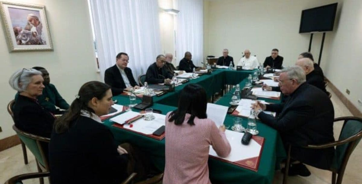 Reunião do Conselhode Cardeais, 5 fevereiro2024. Foto Vatican Media