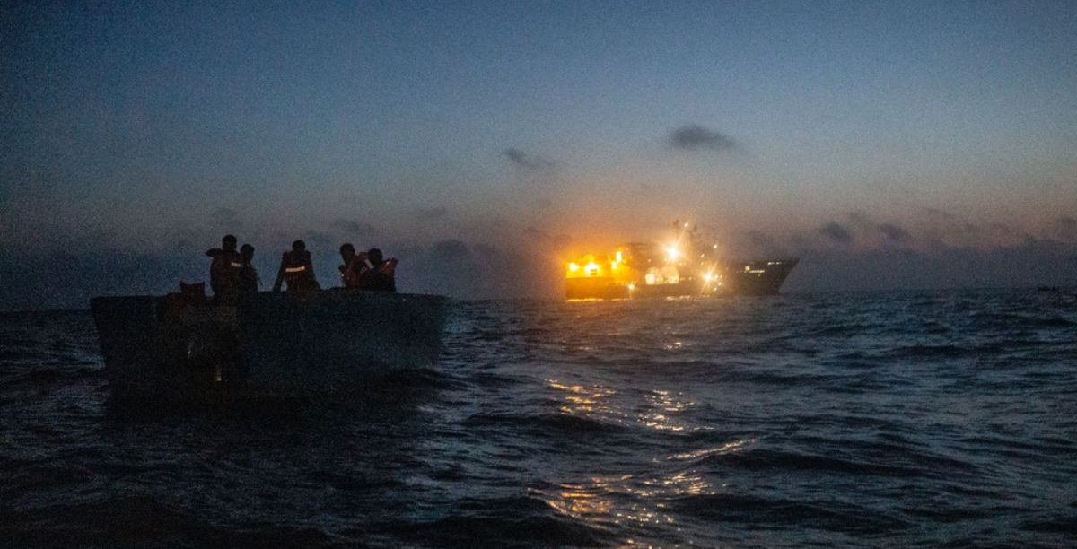 Operação de resgate da equipa dos Médicos sem Fronteiras ao largo de Malta, Mediterranean Sea, May 2022. Photo by ANNA PANTELIAMSF