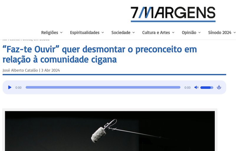 7Margens, micro, áudio,