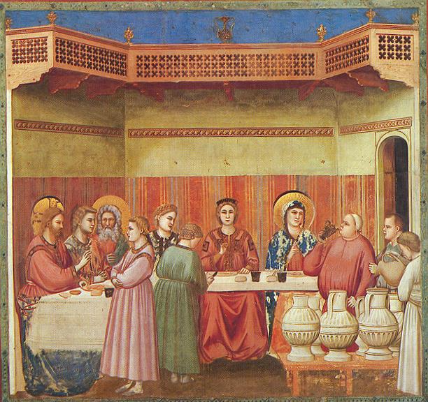 Giotto . Bodas de Caná