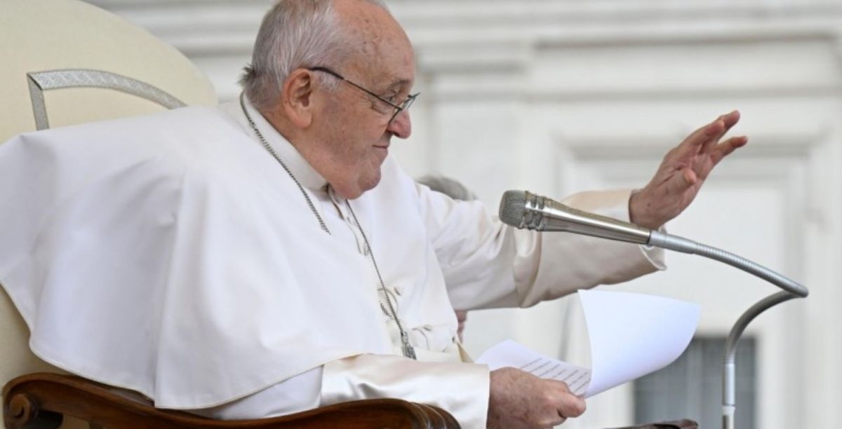 Papa Francisco na catequese de 10 de abril. Foto Vatican Media