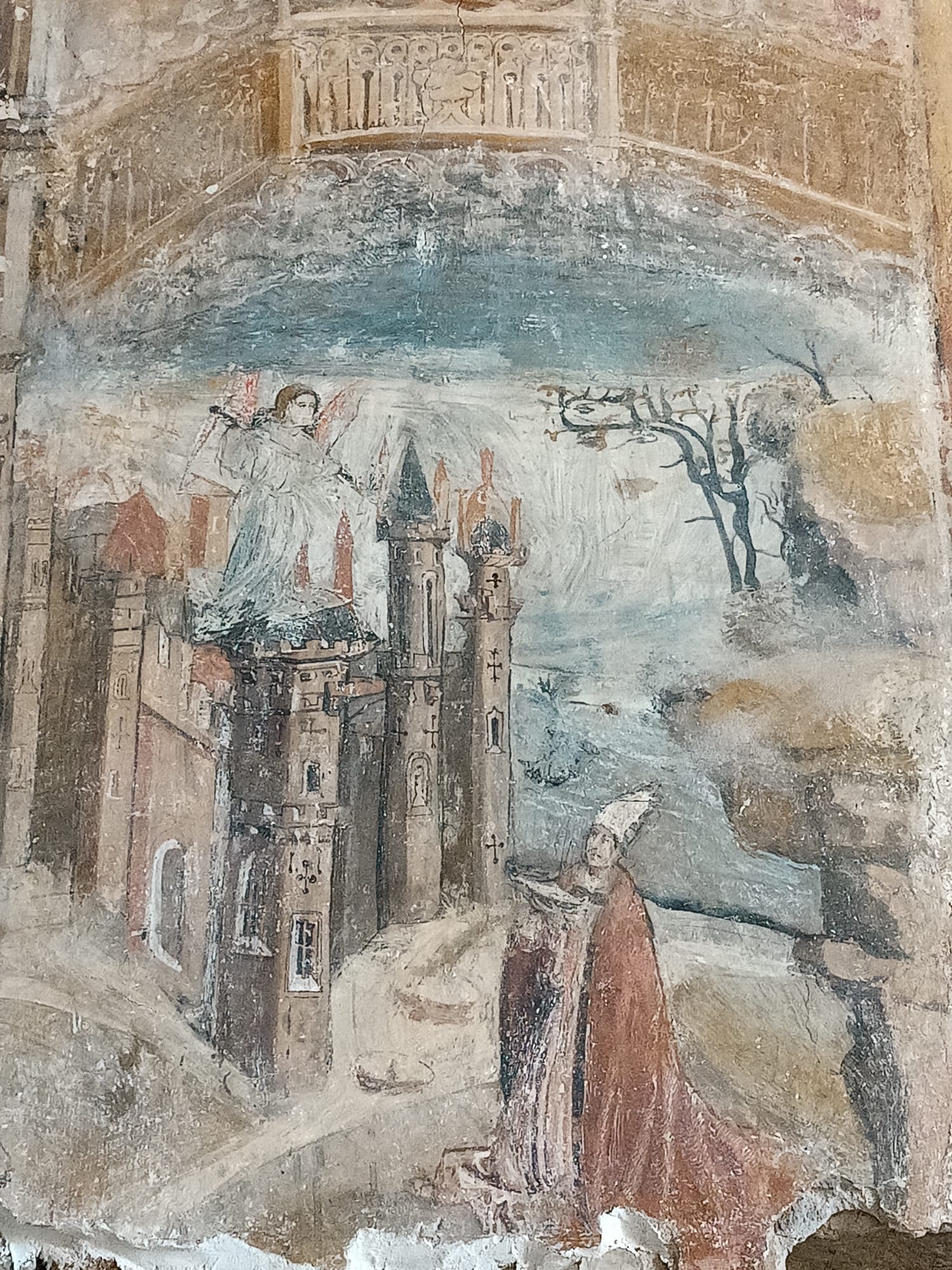 Pinturas da Igreja matriz de Malhada Sorda