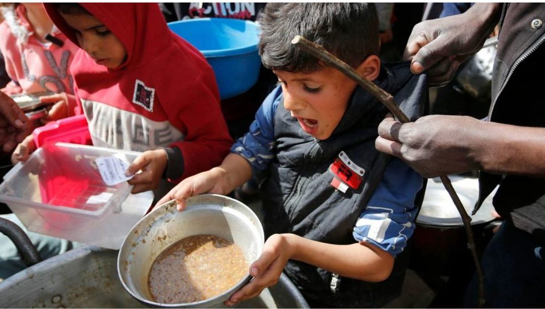 No norte de Gaza, sobrevive-se com 245 calorias por dia, “menos que uma lata de feijão”