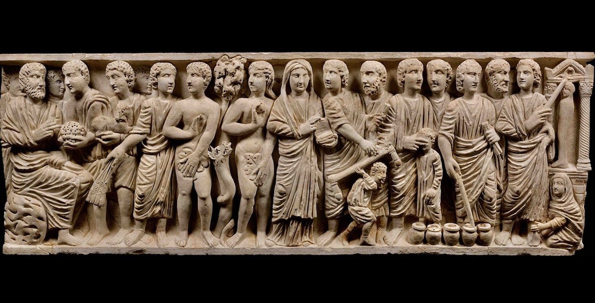 Sarcófago com retrato feminino datado do primeiro terço do século IV. Foto © Museus Vaticanos, Museu Pio Cristiano, inv. 31556. Direitos reservados.
