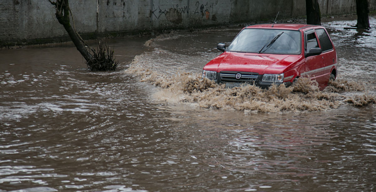 Foto de arquivo de cheias no Rio Grande do Sul. Foto © 2015 CC BY-NC-SA 3.0 BR Caroline Ferraz