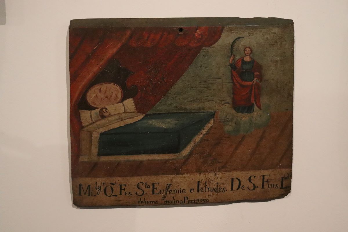 Um dos exemplos de milagres, atualmente disponível no Museu Abade de Baçal, em Bragança. Foto © Rúben Castanheiro