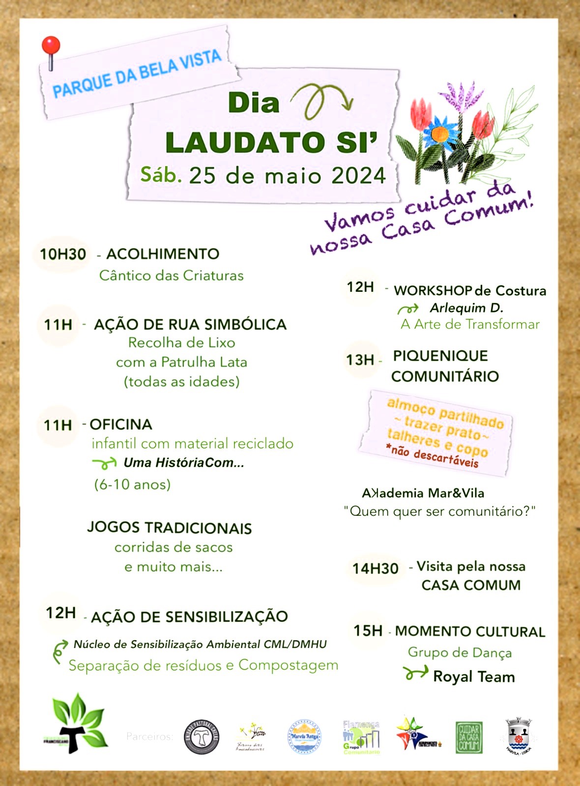 Dia laudato si_cartaz