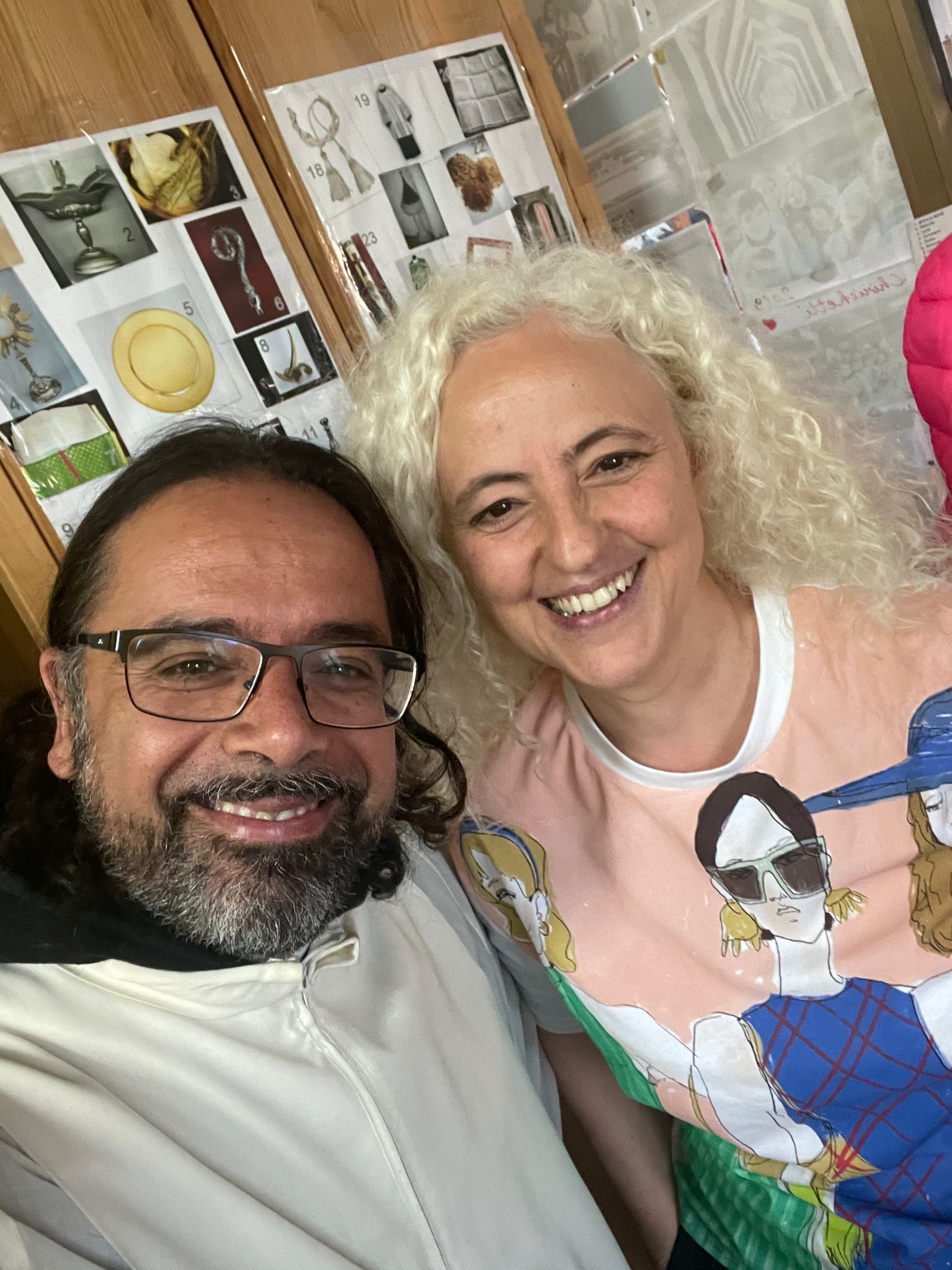 Don Roberto Fiscer com Marta Pinho. Foto Direitos reservados