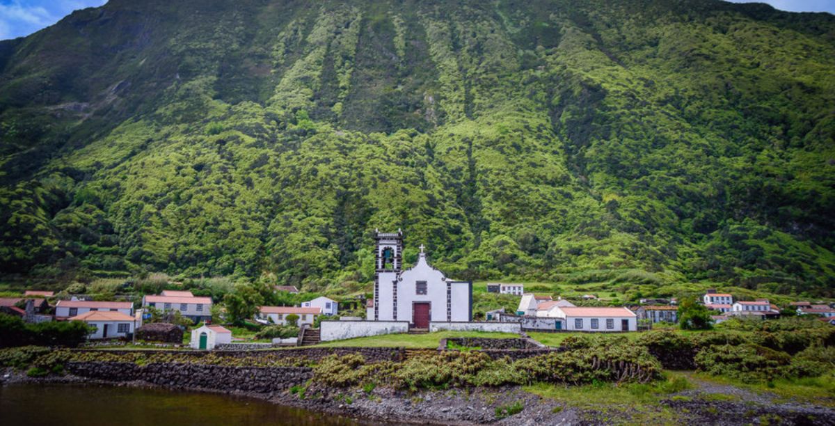 Santuário do Santo Cristo da Caldeira, na Ilha de São Jorge. Foto Agência Ecclesia