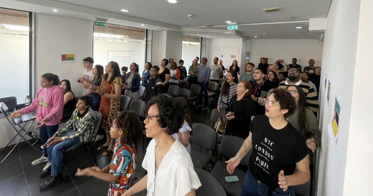 O culto na Igreja Baptista de Bragança. Foto: Direitos reservados.