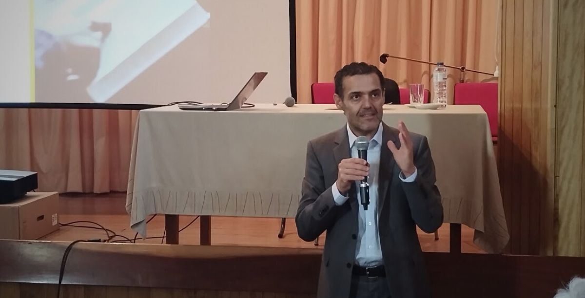Eduardo Duque durante o Congresso de Integração Missionária, em Fátima, 25 julho 2024. Foto Juliana Batista