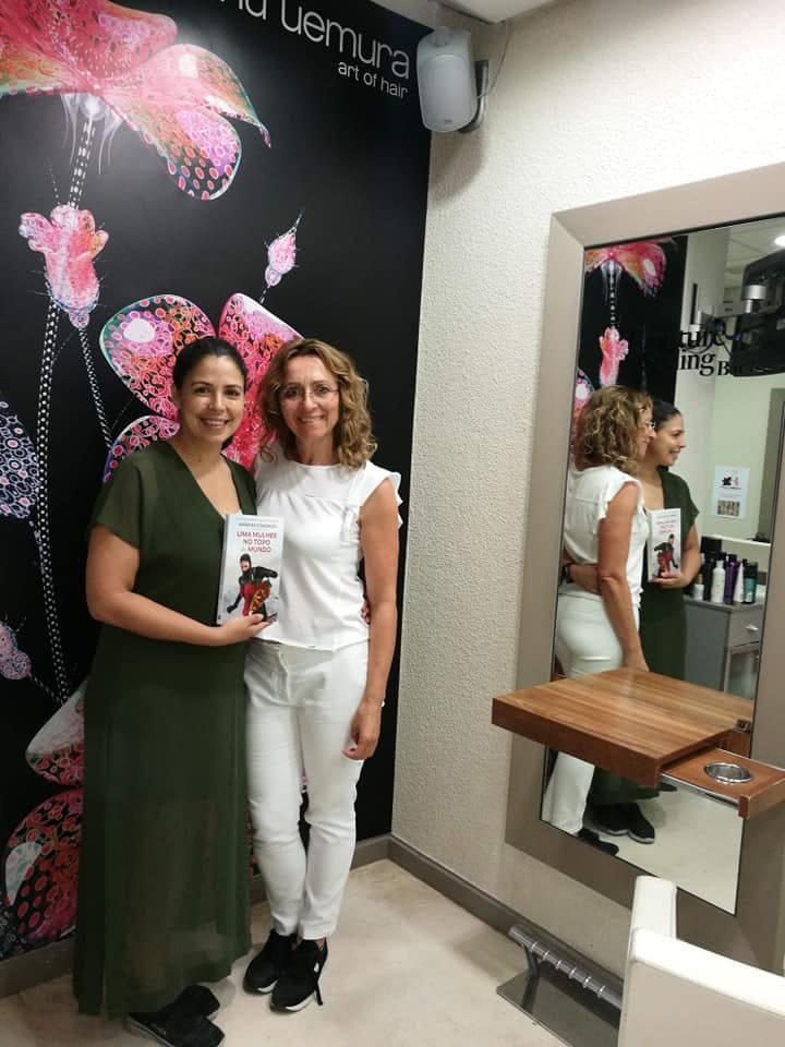 Sílvia Duarte com Maria da Conceição. Foto DR