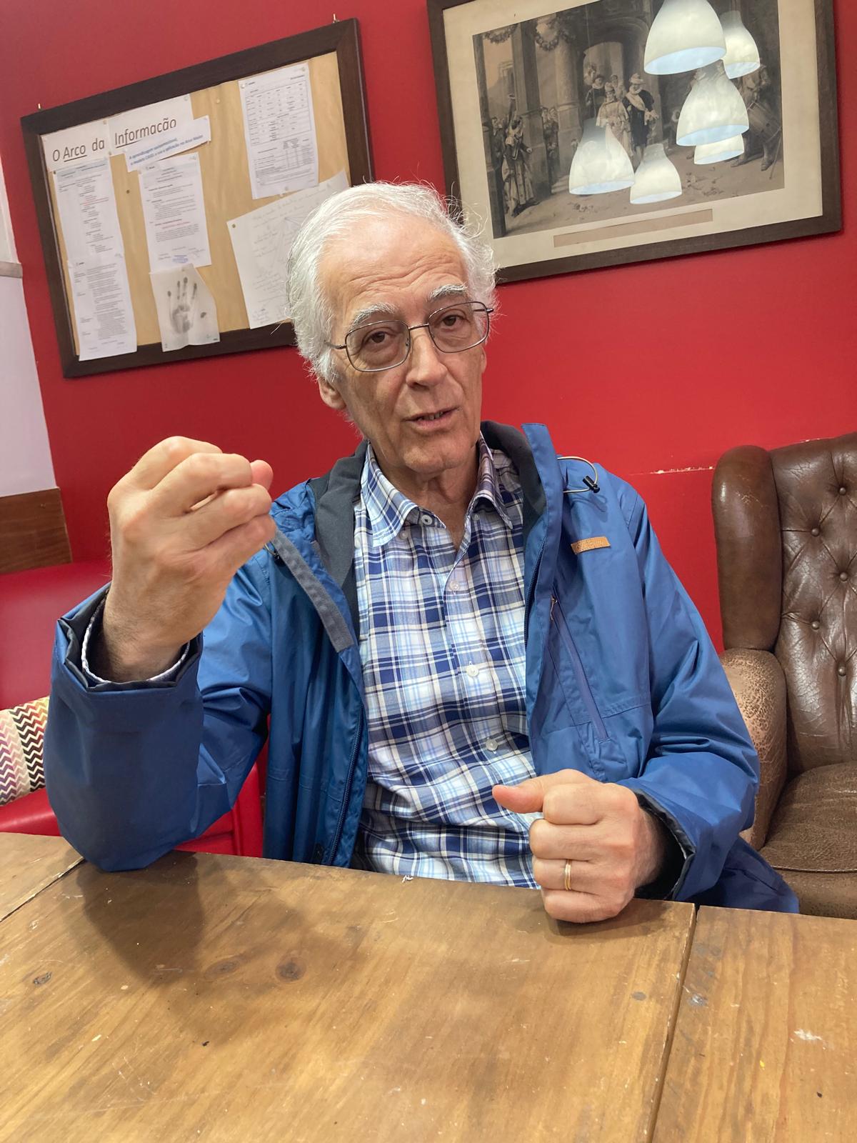 Joaquim Azevedo, fotografado em julho 2024. Foto: Direitos reservados