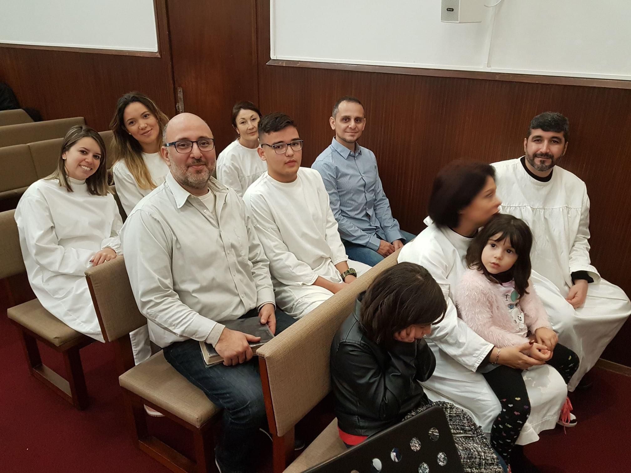Eliana Bandeira foi batizada na Igreja Baptista de Leiria. Foto DR