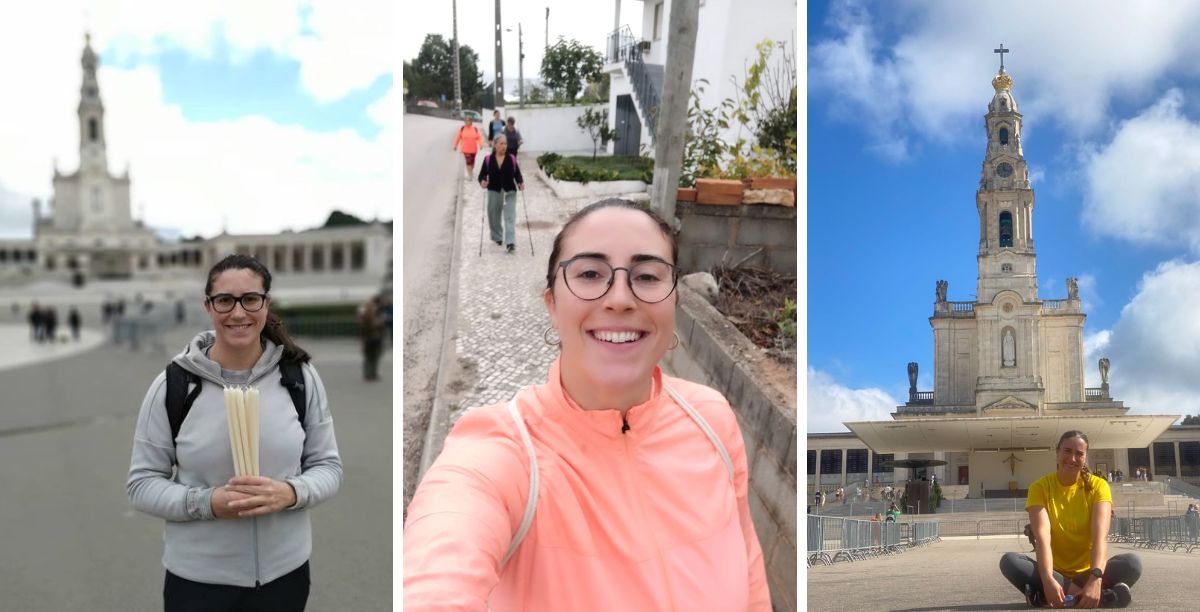 Irina Rodrigues vai a Fátima a pé todos os anos. Foto DR