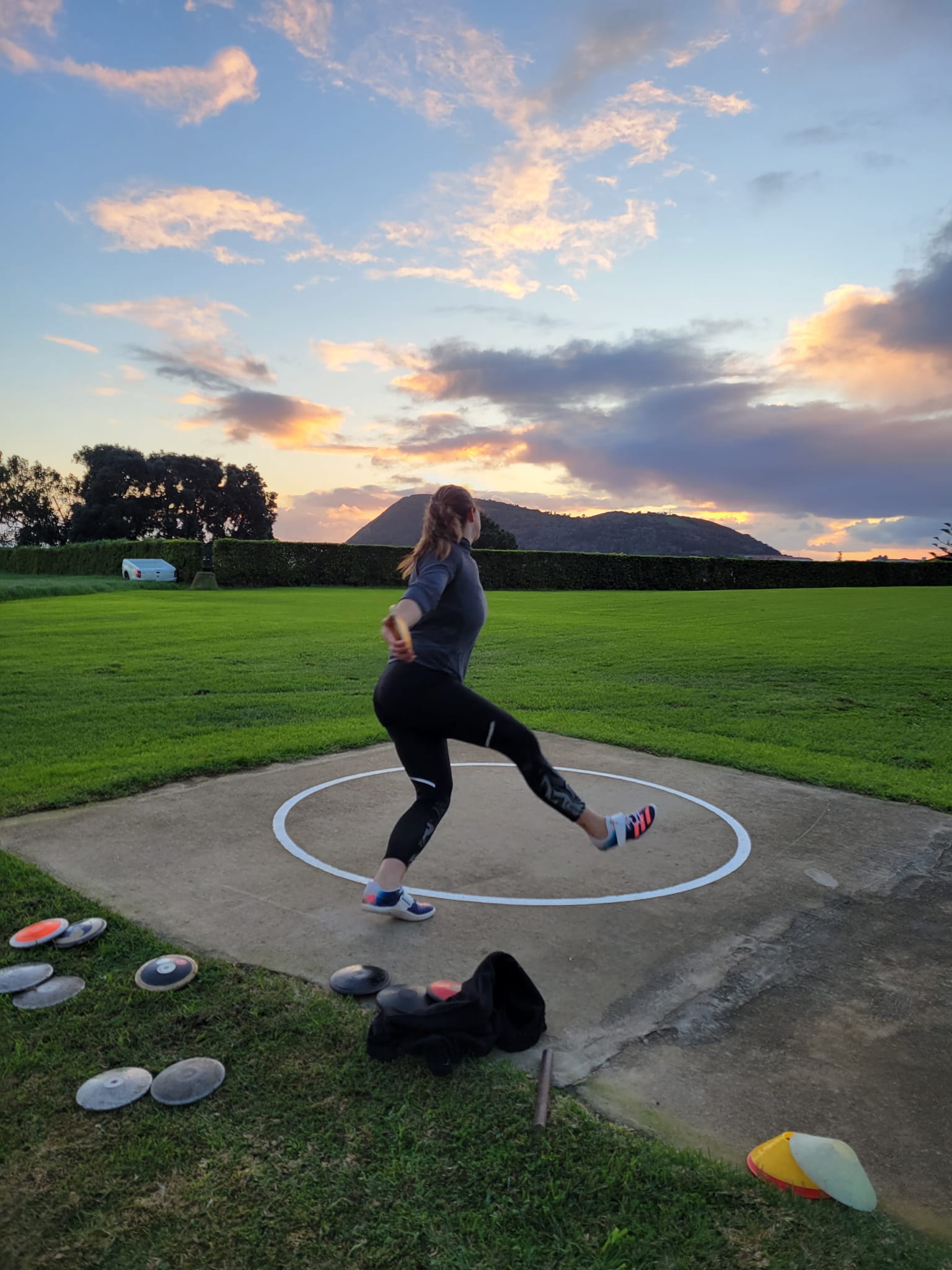 Treinar na Ilha Terceira, Açores, é especial para Irina Rodrigues. Foto DR