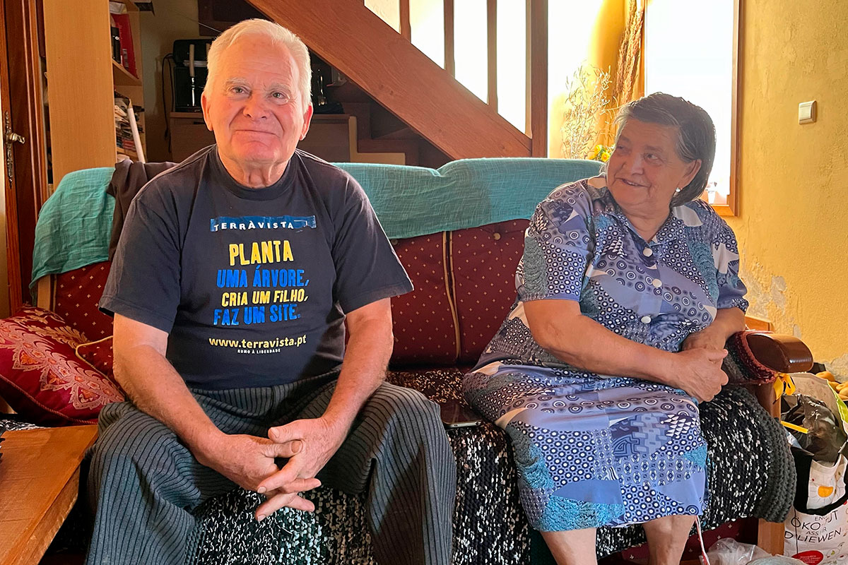 Amândio e Julieta são de Pereira e contactaram de perto com a irmã. Foto © Filipe Ribeiro