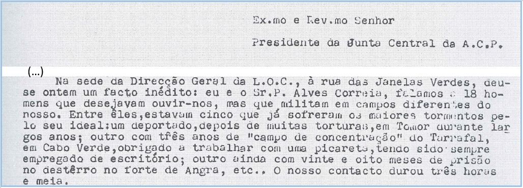 Carta do padre Abel Varzim, em 22.12.1941