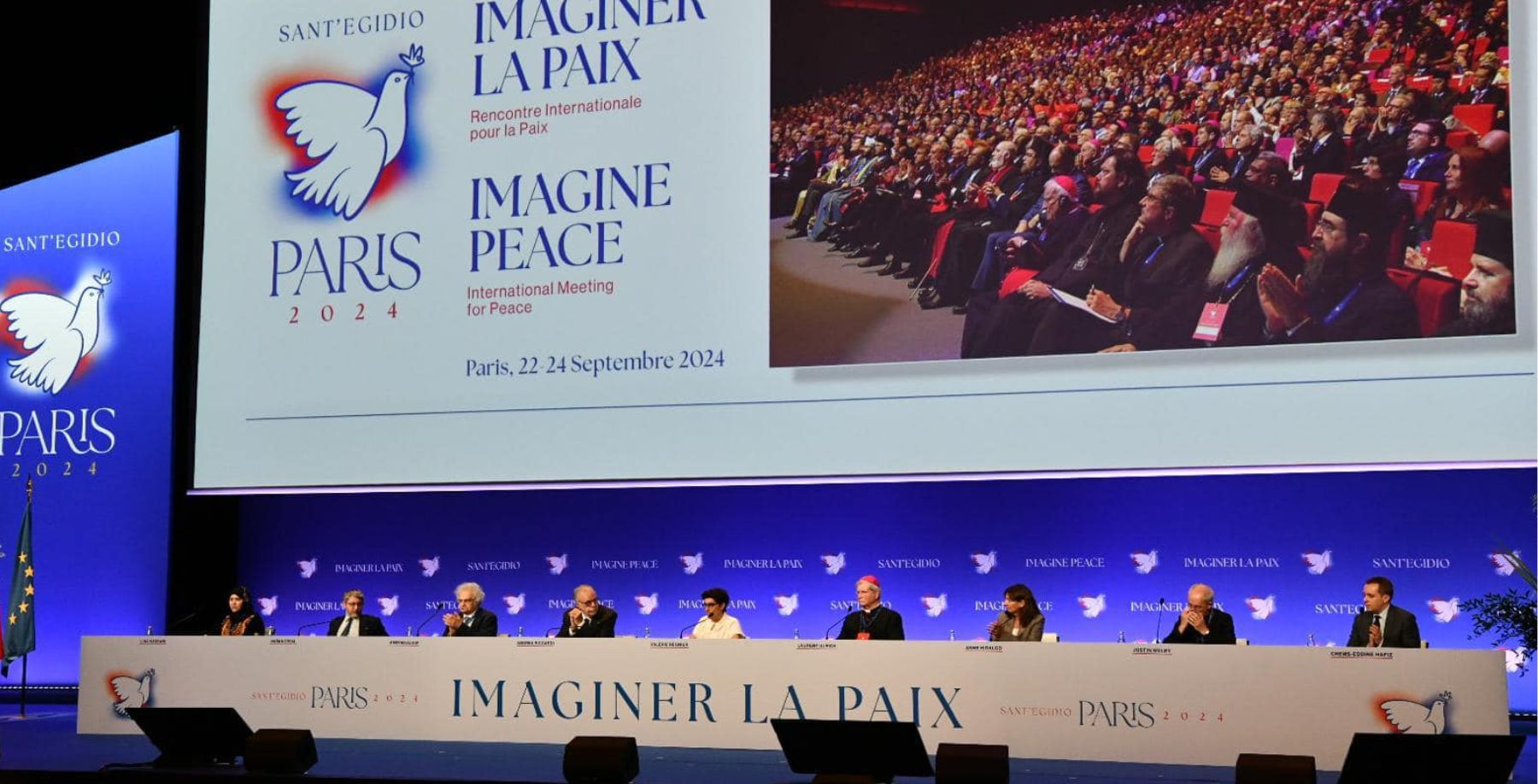 Encontro Internacional Imaginar a Paz, em Paris, setembro 2024.