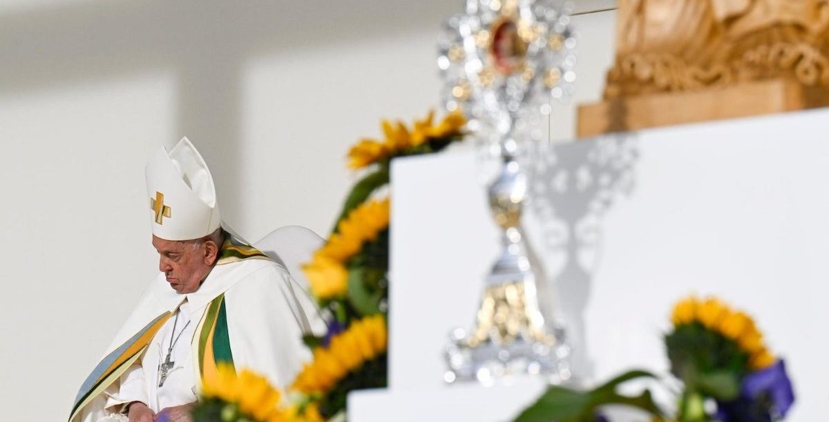 Papa na missa final na Bélgica. Foto © Vatican Media