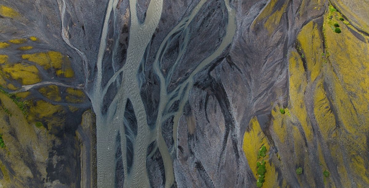 Vista aérea de Rangárping eystra, Islândia. Foto © Miguel Cardoso