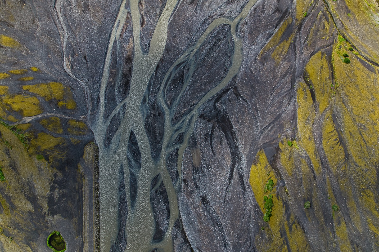 Vista aérea de Rangárping eystra, islândia. Foto Miguel Cardoso