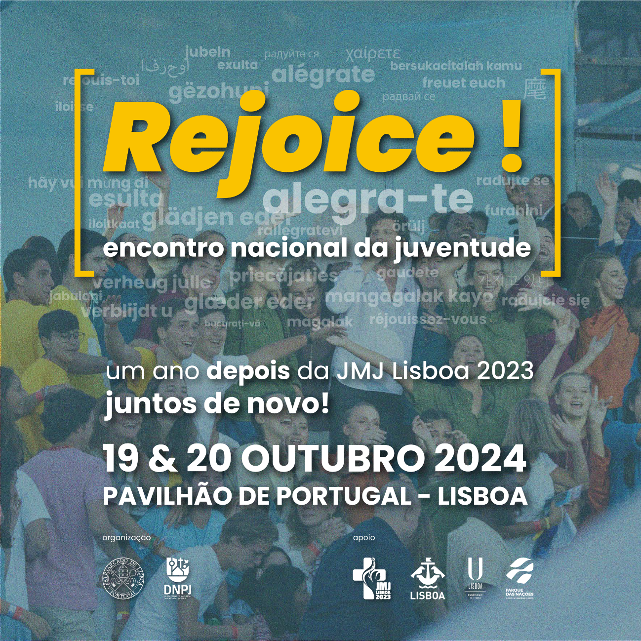 cartaz encontro rejoice