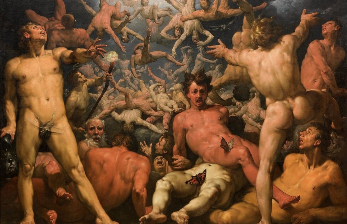 A queda dos Titãs. Guerra. Mitologia
